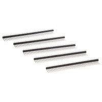 5 Pcs 40 Position Single Row Right Angle Pin Header