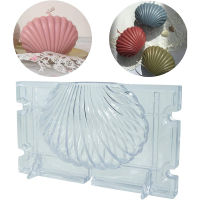 Scented Candle Mold Seashell Scallop Shell Candle Mold Handmade Soap Mold Durable Plastic Mold for Making Candles Beach Favor Decor