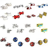 Fashion 16 Designs Car Bike Motor Cufflink Cuff Link 1 Pair Free Shipping Biggest Promotion