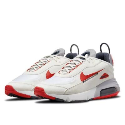 [HOT] Original✅ NK* Ar* Maxss- 2090 Gray White Red Men And Women Running Shoes Couple Sports Casual Shoes {Limited time offer}