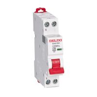 DELIXI CDB9P Phase Line Neutral Line Small Circuit Breaker C Type (5-10In) 1P N 6A-40A 4.5kA/6kA