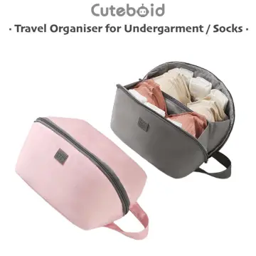 Hodo SG Ready Stock Travel Underwear Organiser Portable Waterproof Bra  Panties Lingerie Pouch Storage Case