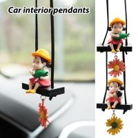 Cat Rearview Mirror Decor Aesthetic Girl Pendant for Car Interior Rear View Mirror Car Accessories Funny Swing Pendants for Truck Car Home Women Girls good