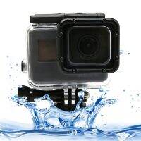 เคสสำหรับ Gopro Hero 5กันน้ำกันน้ำใต้น้ำ45ม. ฝาครอบ Hero5สำหรับ Go Pro หัวเข็มขัดเคสป้องกันติดตั้งแบบธรรมดา