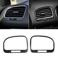 【hot】۞✕❈  Stickers 2Pcs Trim Carbon Car Air Vent Outlet for 6 R MK6 08-12