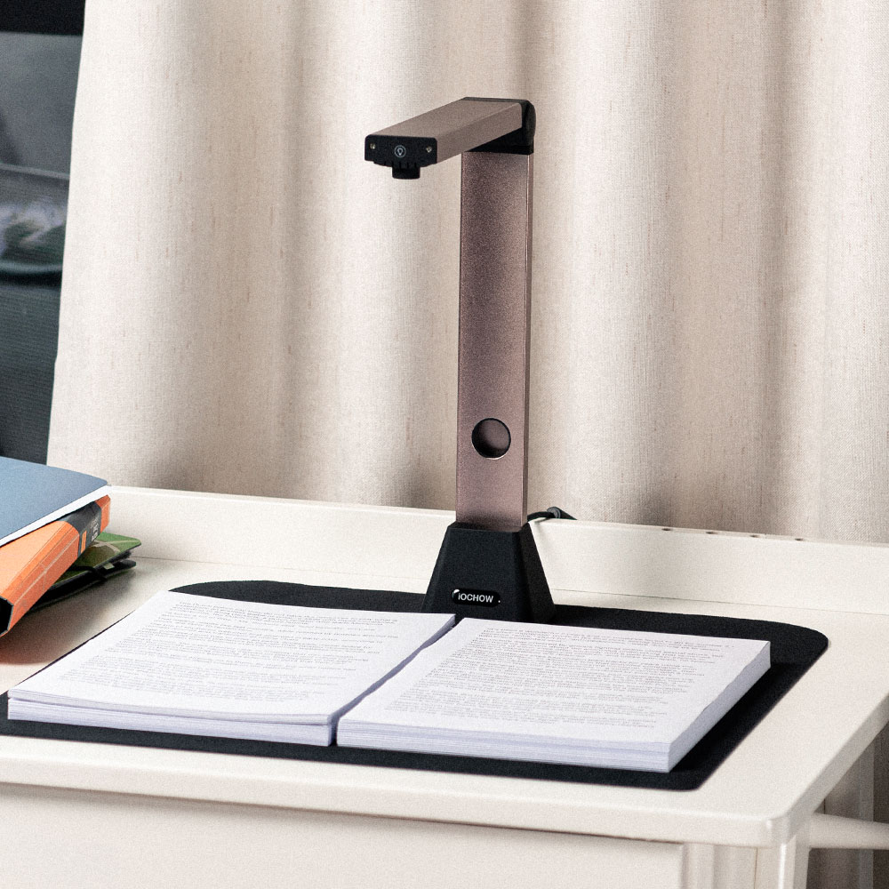 High Definition Portable Scanner English Article Recognition SDK & Twain for Office and Education Presentation Multi-Language OCR USB Document Camera iOCHOW S1 Capture Size A3 