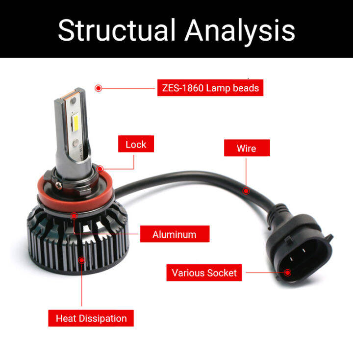 vlatoyota-estima-รับประกัน1ปี-2ชิ้น-led-ไฟหน้า-foglight-h4-h8h11-hb3-9005-hilo-beam