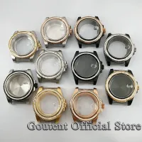 Goutent นาฬิกาเงิน40มม. เคสแก้วไพลินพอดีกับ NH36 NH35,DG2813/3804 Miyota 8215 821A ETA 2836 2824การเคลื่อนไหว PT5000