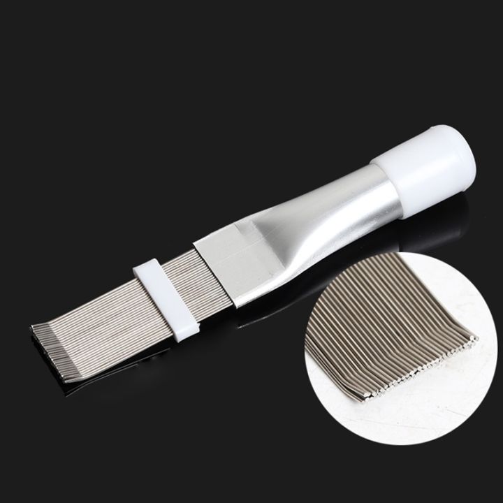 air-conditioner-stainless-steel-fin-comb-a-c-coil-cleaner-metal-fin-hvac-condenser-evaporator-radiator-cleaning-tool-fin-repair-universal-brush