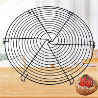 Nonstick Cake Cooling Rack Round Baking Stainless Steel Wire Cooling Grid Cookies Biscuits Bread Tray Bakeware Tools Metal