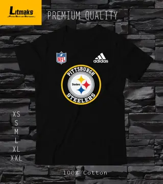 NEW NWT NFL Pittsburgh Steelers Polo Shirt Mens Small Black