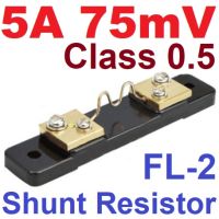 ตัวต้านทานชันต์ 5A 75mV FL-2 class 0.5 DC Current Shunt Resistor