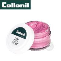 Collonil Shoe cream 50 ml.  โคโรนิล ชูส์ครีม สีชมพูฟูเชีย Fushia ช่วยปกปิด ฟื้นฟู ซ่อมแซมสีสำหรับกระเป๋า,รองเท้า,เฟอร์นิเจอร์หนัง ให้ดูสดใสสวยงาม