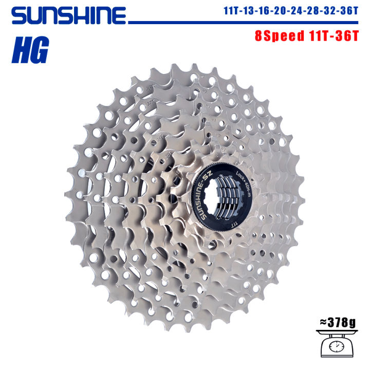 sunshine-89101112-kaset-kelajuan-unbasikal-ung-k7-8v-12v-3236t40t42t46t50t52t-ฐานอิสระเฟือง-mtb