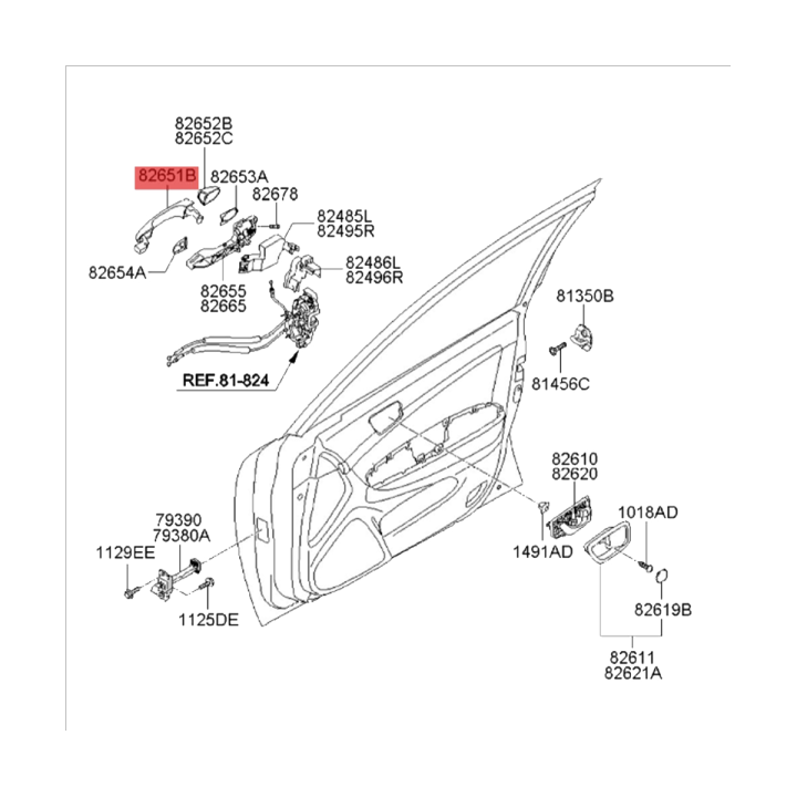 826513k800-car-exterior-pull-handle-have-button-for-hyundai-sonata-nf-i45-06-11-front-door-chrome-catch-handle-assy