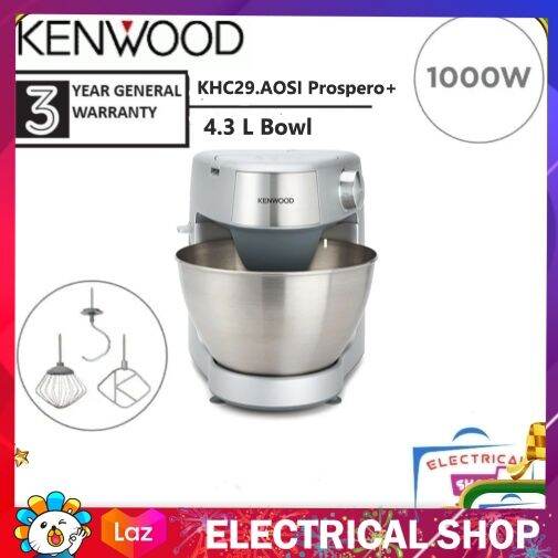 Kenwood Cake Mixer KHC29 PROSPERO+ Max 1000W with Multipurpose Mixing KHC29.AOSI Stand Mixer