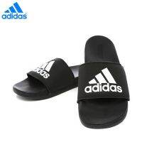 Adidas Unisex Adilette Cloudfoam Plus Logo Slides CG3425  Black/White Slippers (Size-UK)