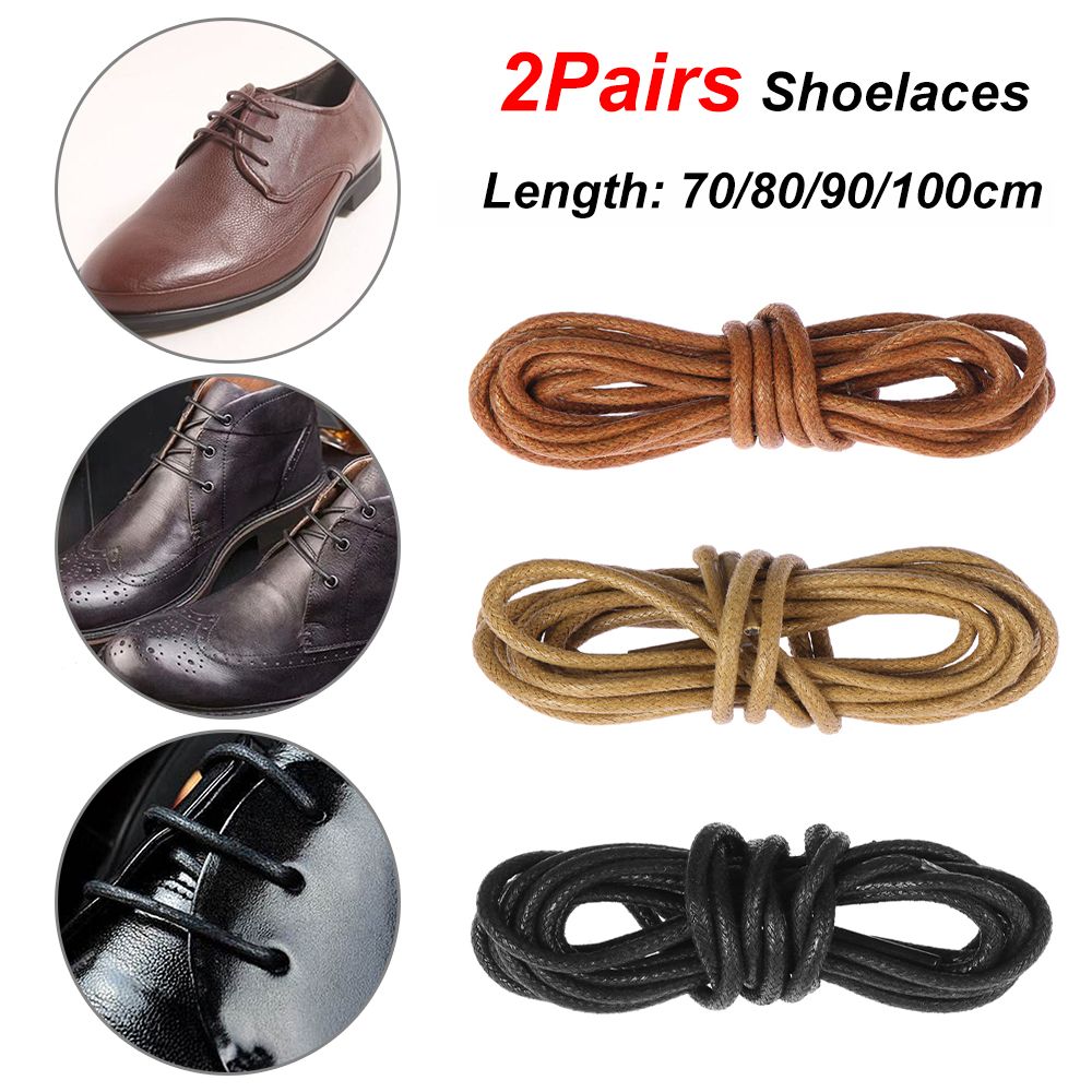 Unisex Round  Dress Shoelaces  Leather Shoes  Cord Laces  Shoelaces Strings 