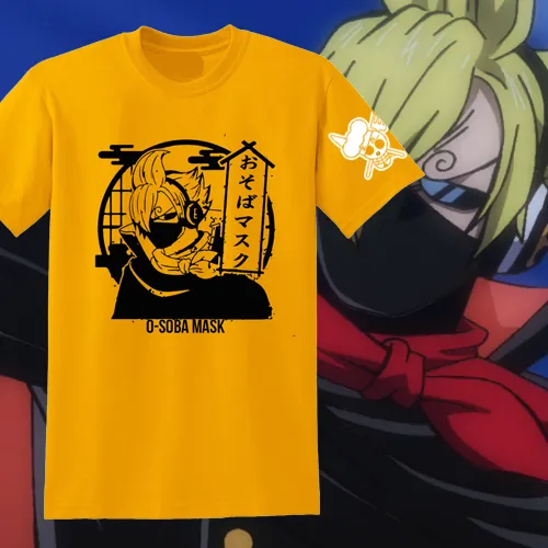 One Piece Tshirt Sanji Soba Mask shirt | Lazada PH