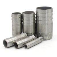 BSP Hose Tail Barb 1/8 "1/4" 3/8 "1/2" 3/4 "1" 304 Stainless Steel Threaded Fittings Connector For Water  Oil And Air