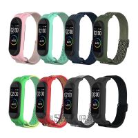 Nylon strap For Xiaomi Mi Band 6 5 4 3 Elastic Replacement Bracelet Sport Wristband Mi Band 4 3 Smart Watch Accessories Loop Smartwatches