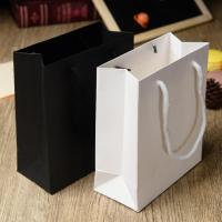 Small Paper Gift Bag Kraft Gift Bags Mini Portable Gift Bags Wrapping Bags For Gift Black White Kraft Paper Bag Gift Wrapping  Bags