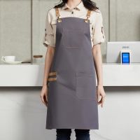 【jw】♝☈ Fashion Womens Mens Apron Chef Barbecue Restaurant Bar Barber Studio Uniform