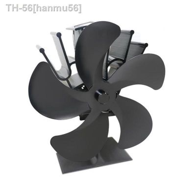 ☃✱ hanmu56 for Stove Ventilador de calor com fogão térmico Termômetro para fogão a lenha 5 Lâmina