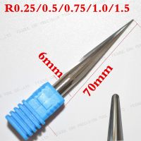 6mm * 70L,1pcs,จัดส่งฟรี Taper Ball Nose End Mill,CNC Cone Milling CUTTER,เครื่องมือคาร์ไบด์ที่เป็นของแข็ง,บิตเราเตอร์งานไม้