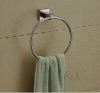 ⊕ Brushed 304 Stainless Steel Bathroom Towel Rings - Free Shipping YS-2009