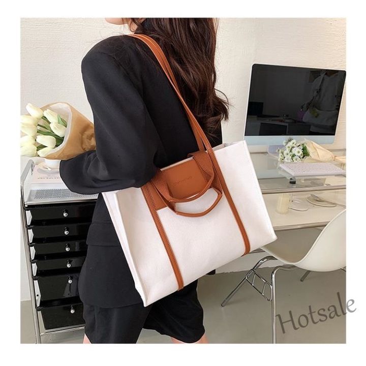 hot-sale-c16-large-capacity-contrast-color-shoulder-bag-fashion-canvas-handbag-tote-bag