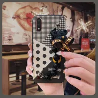 high-grade phone case Phone Case For Samsung Galaxy A01/SM-A015F/G Back Cover Black pearl pendant Cartoon Nordic style