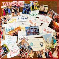 TIINSOO กระดาษสำหรับตกแต่ง เปิดเมื่อซองจดหมาย สี่เหลี่ยมผืนผ้าทรงสี่เหลี่ยม สีขาวขาว ของตกแต่งซองจดหมาย ของขวัญสำหรับเด็ก ซองของขวัญออกจากโรงเรียน นักเรียนก็อก