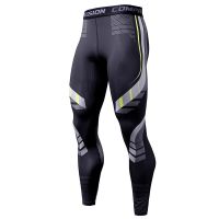 Compression Running Sport Tights Men Crossfit Quick-drying Elastic Gym Sportswear Workout Basketball Mens Fitness Legging Pants