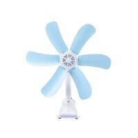 Clip Fan Office Six-Leaf Desktop Electric Fan Clip Fan Bedroom Household EU Plug