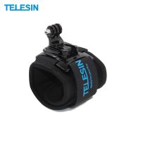 【LZ】❐✤❆  TELESIN-360 Grau Rotativo Braço Mount Band Holder Pulseira GoPro Hero 10 7 6 5 Xiaomi Yi 4K Câmeras de Ação SJCAM