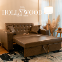 โซฟาเบด (โซฟา I Shape) โซฟาปรับนอน 2 ที่นั่ง รุ่น Hollywood Sofa Bed 156x92x82.5 cm. l CCR FURNITURE