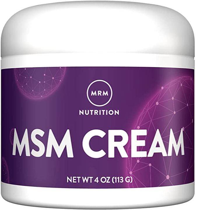 MRM Nutrition MSM Cream, Net Wt. 4 Oz. 113g Lazada PH