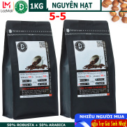 1kg cà phê Hạt Rang Mộc DUC ANH COFFEE tỷ lệ 5-5 50% Robusta + 50%