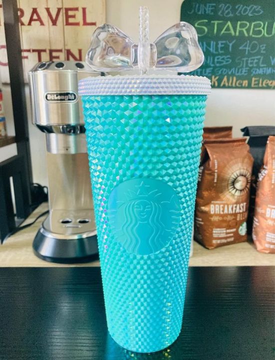 Starbucks Tiffany Blue Bling Cup Tumbler Philippines Exclusive 24 Oz New 2023 Lazada Ph 8971