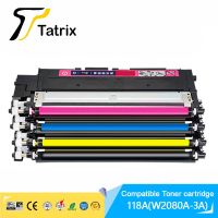 Tatrix For Hp 118A Compatible Toner Cartridge W2080A W2081A W2082A W2083A For HP Color Laser 150A/150Nw MFP 178Fnw/ MFP 179Fnw