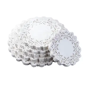 Disposable Cake Paper Doily Round Lace Paper Doilies - China Heart