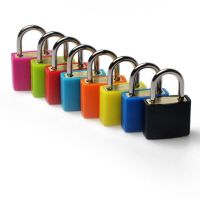 【CC】ↂ  Supplies Coloured Ornament Cabinet Door Bookbag Small Luggage Lock Suitcase Padlock with 2 Keys