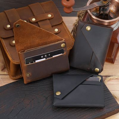 Hot Selling Retro Genuine Leather Coin Purse First Layer Cowhide Men And Women Wallet Mini Coin Casual Fashion Card Holder Card Holders