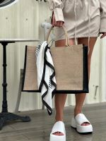 ECO BAG fashion 2023 waterproof linen &amp; cotton material