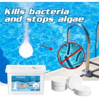 [COD] Yegbong swimming pool chlorination tablets clean and clarify water quality decontamination instant effervescent