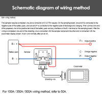 (100 ดีมาก) TF03K Coulomb Meter รถยนต์ไฟฟ้า T Ouring รถแบตเตอรี่ตัวบ่งชี้ระดับโวลต์มิเตอร์ Amperemeter 12โวลต์24โวลต์ความจุตรวจจับ8-120โวลต์500A