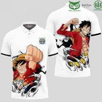 Luffy Anime One Piece 3D polo for Otaku