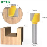 【Deal】 เราเตอร์บิตสำหรับเครื่องตัด CNC 16-25มม. บิตเราเตอร์สำหรับงานไม้8มม. การกัดไม้เอียงด้านล่าง