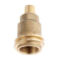 Brass QCC1 ACME Nut Propane Gas Fitting Adapter with 1/4 Inch Male Pipe Thread for Propane Gas